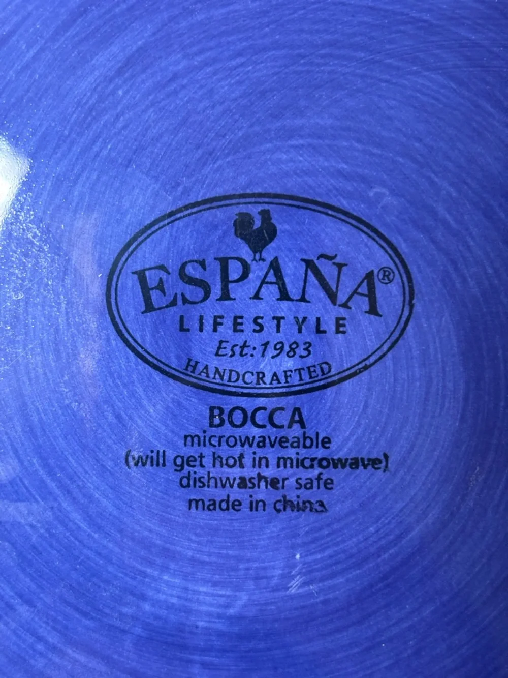 TABLETOPS UNLIMITED ESPANA BOCCA 11.5